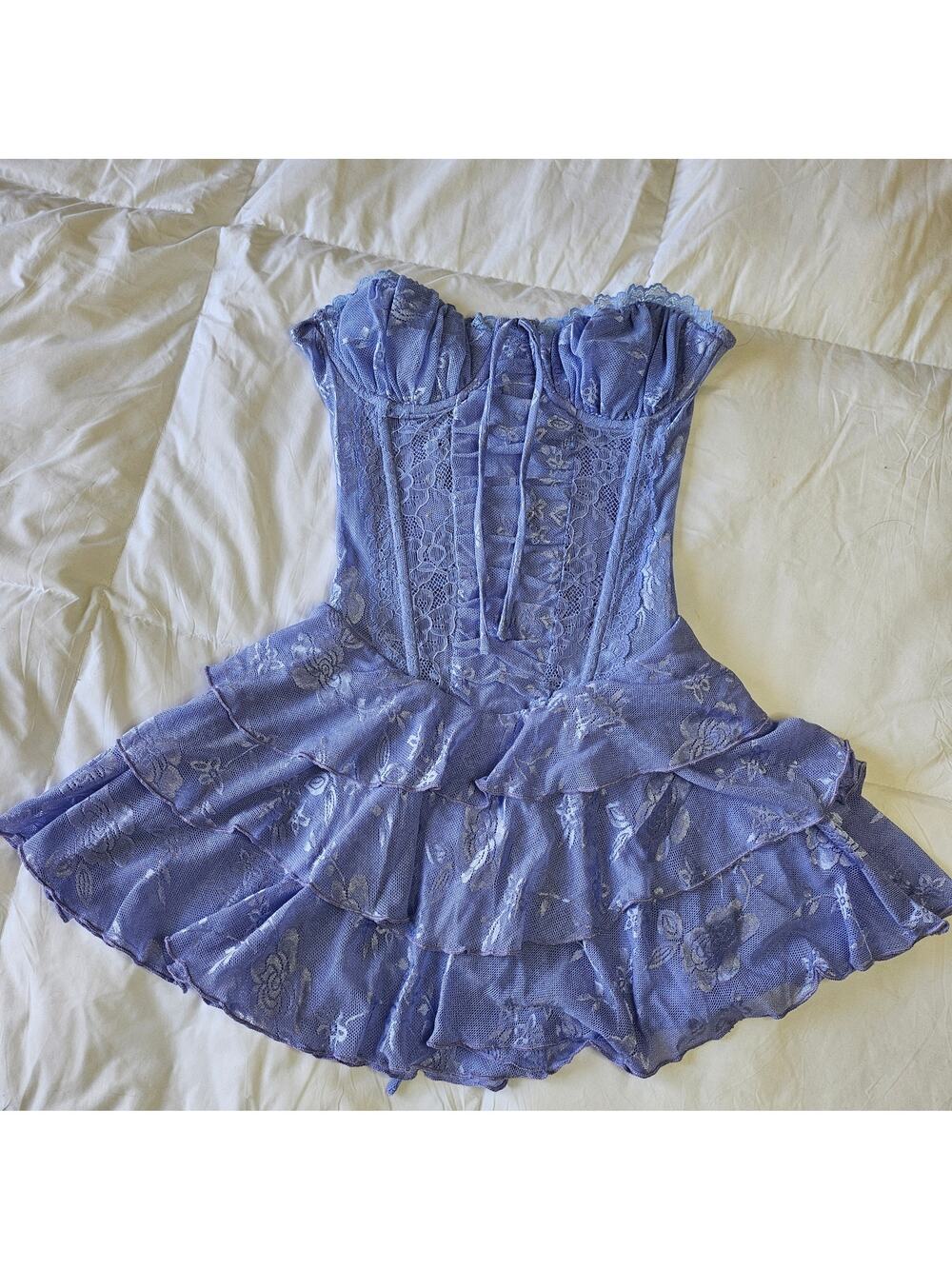 Stylish Generation Outcast Blue & Purple Playsuit Romper
